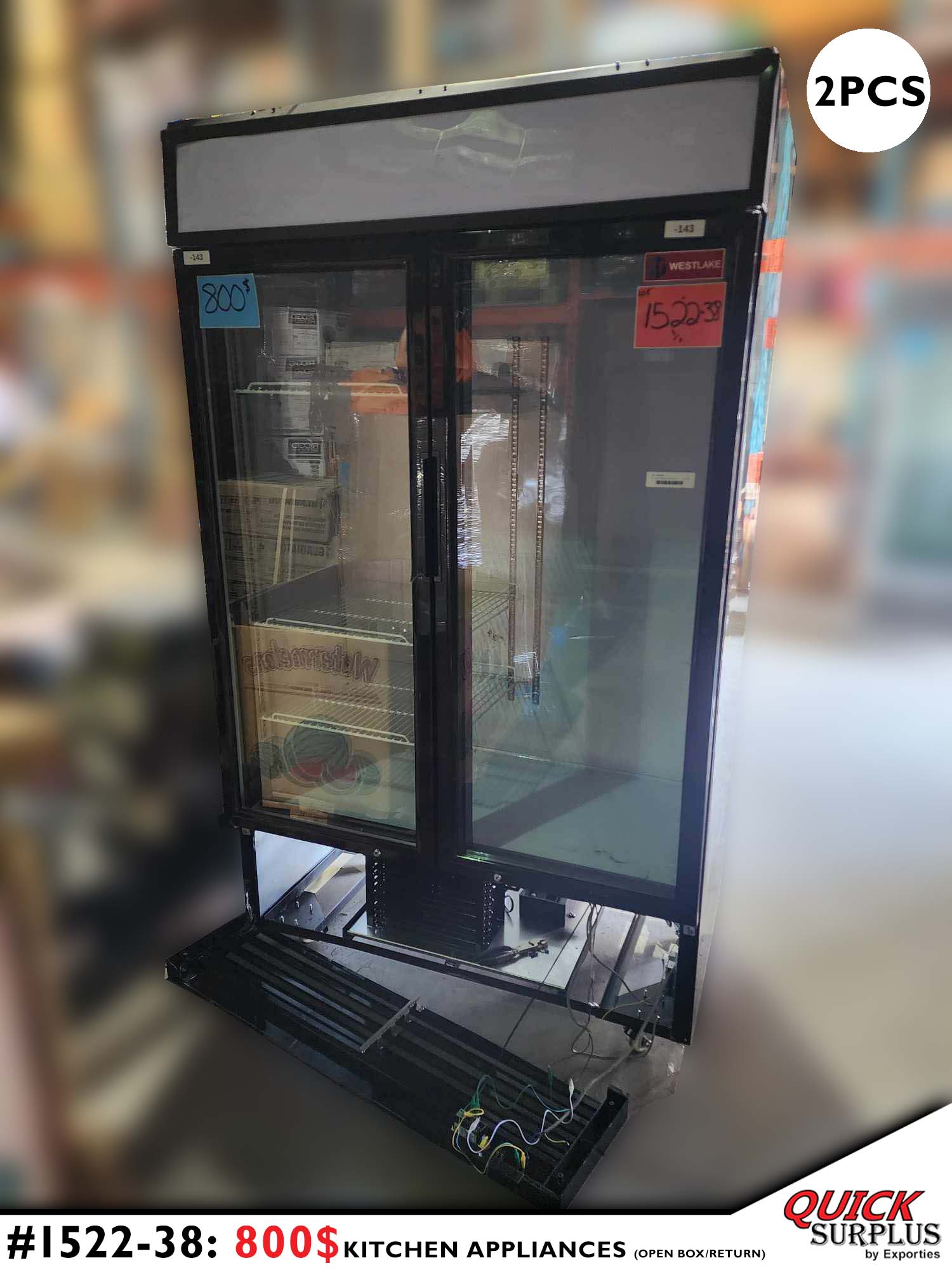 APPLIANCES WESTLAKE REFRIGERATOR - LOT-1522-38-1