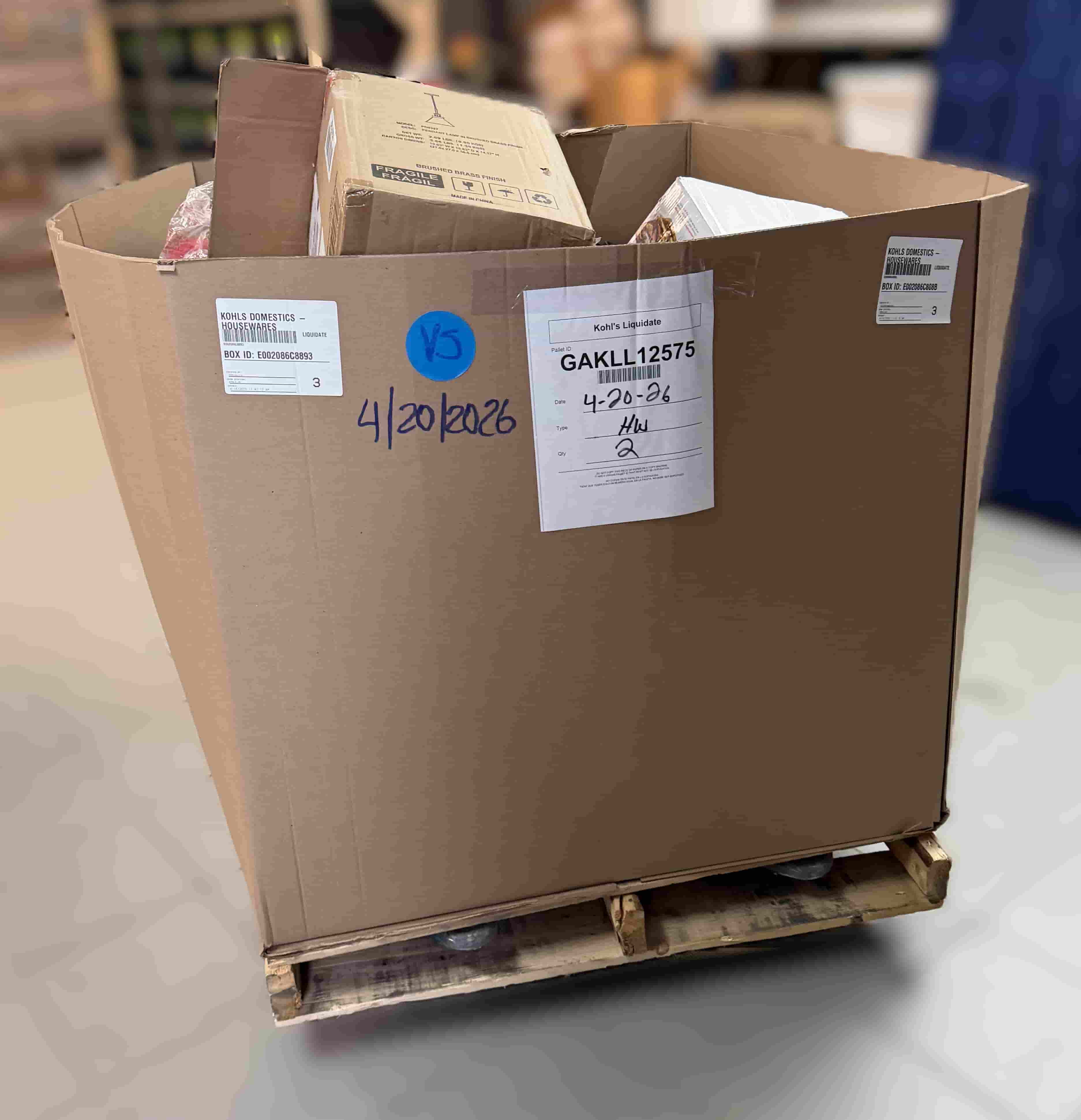 KOHLS DOMESTICS - HOUSEWARES 97pcs $5171.84 MSRP - GAKLL12575