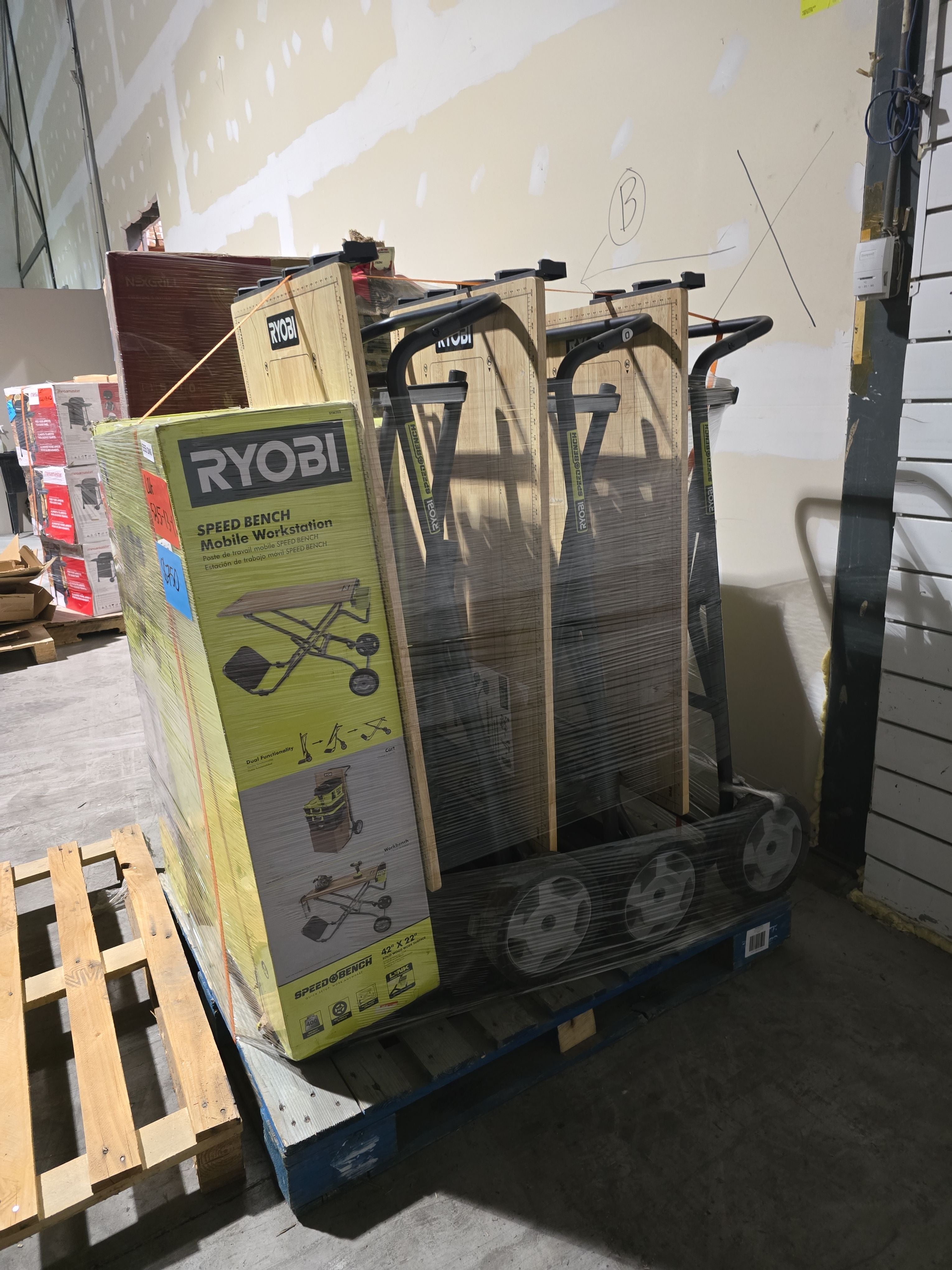 RYOBI SPEED BENCH MOBILE WORKSTATIONS - LOT-535-13-1