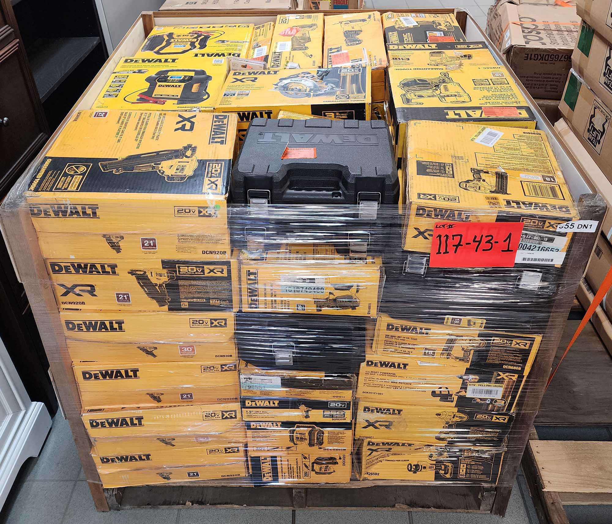DEWALT HAND TOOLS - LOT-117-43-1