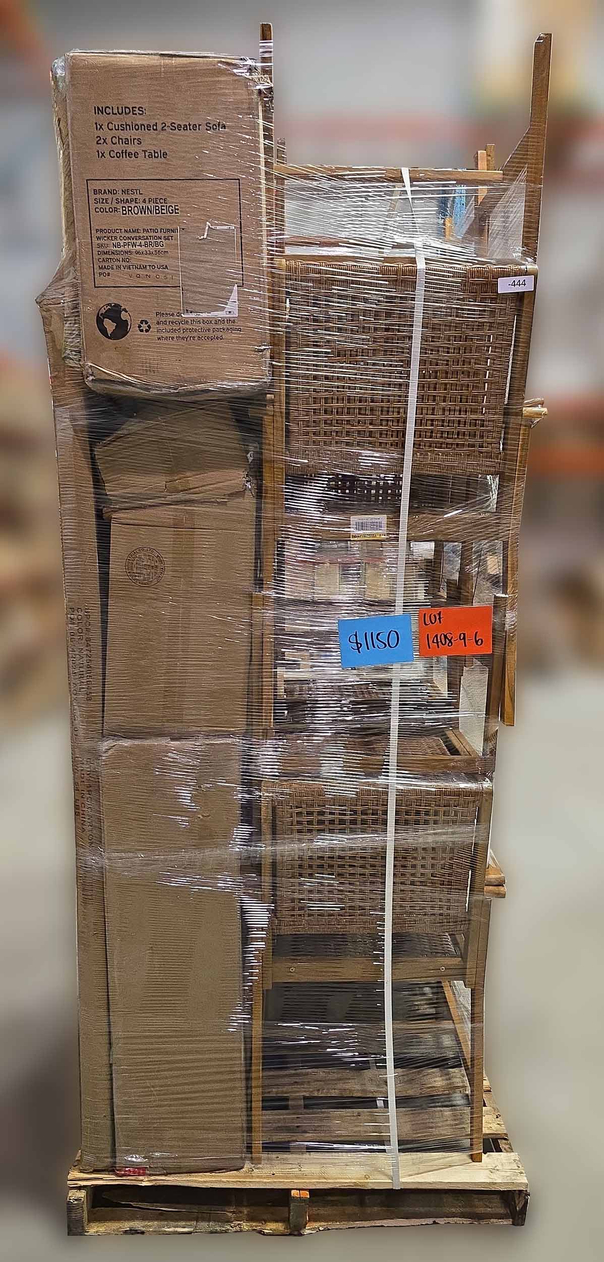 PATIO FURNITURE - LOT-1408-9-6