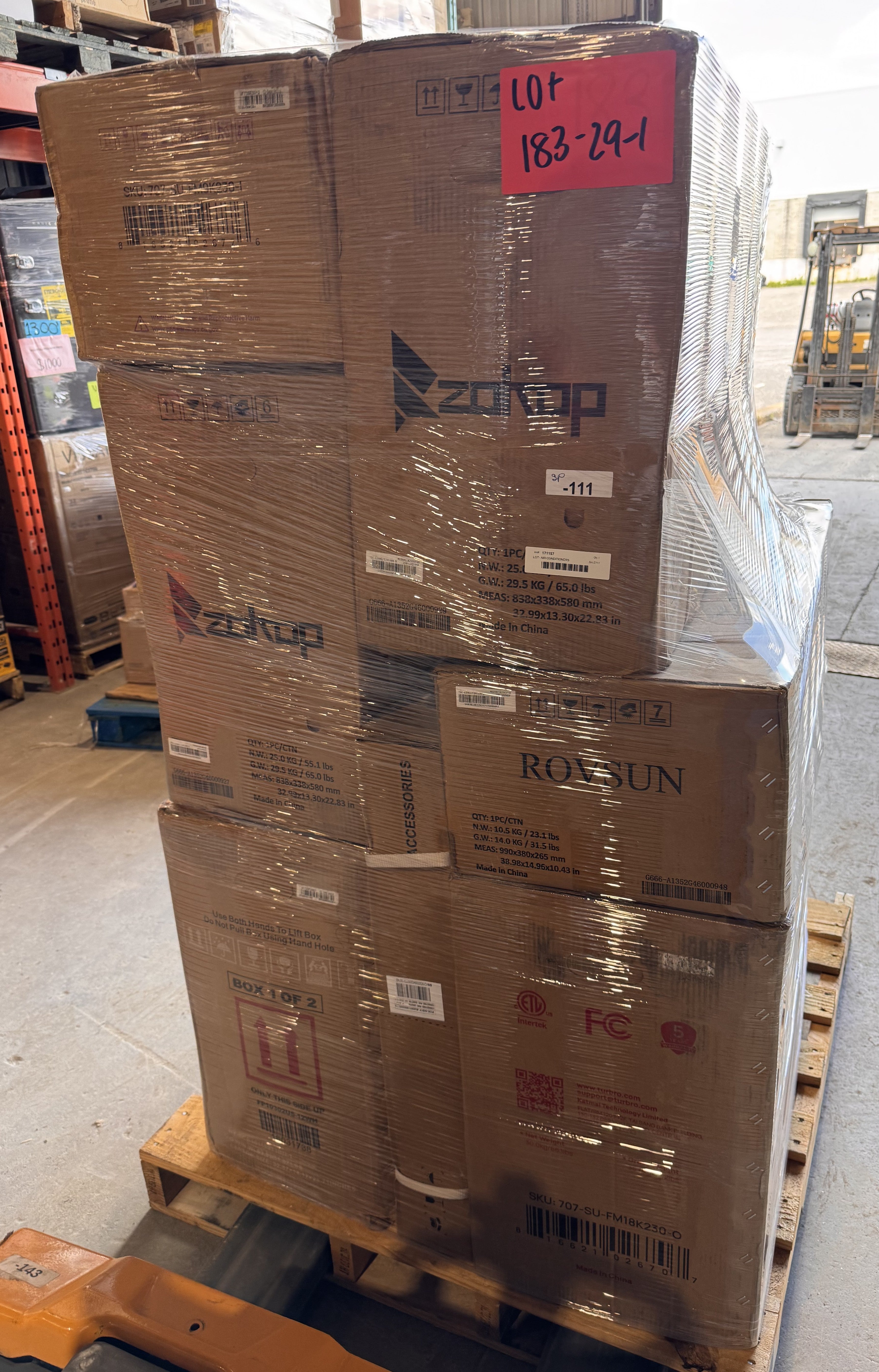 AIR CONDITIONERS - LOT-183-29-1