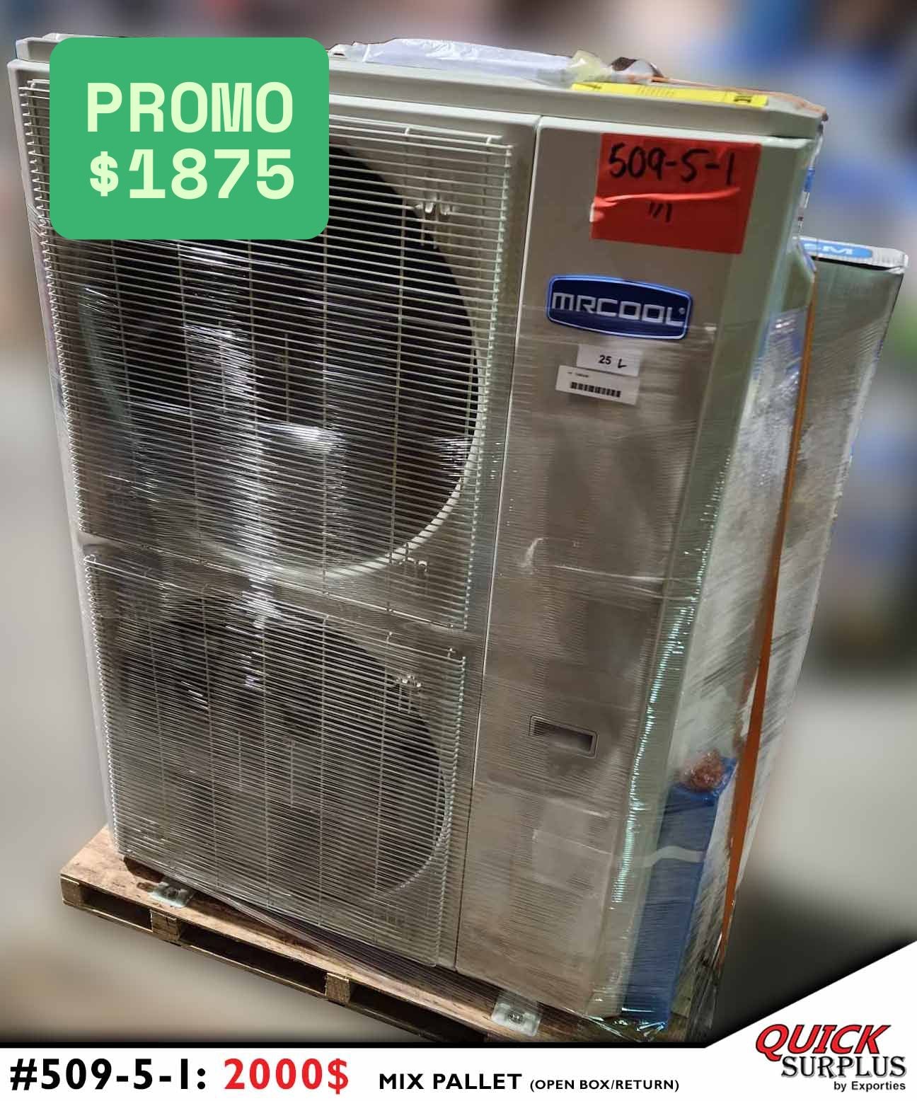 AIR CONDITIONERS - LOT-509-5-1