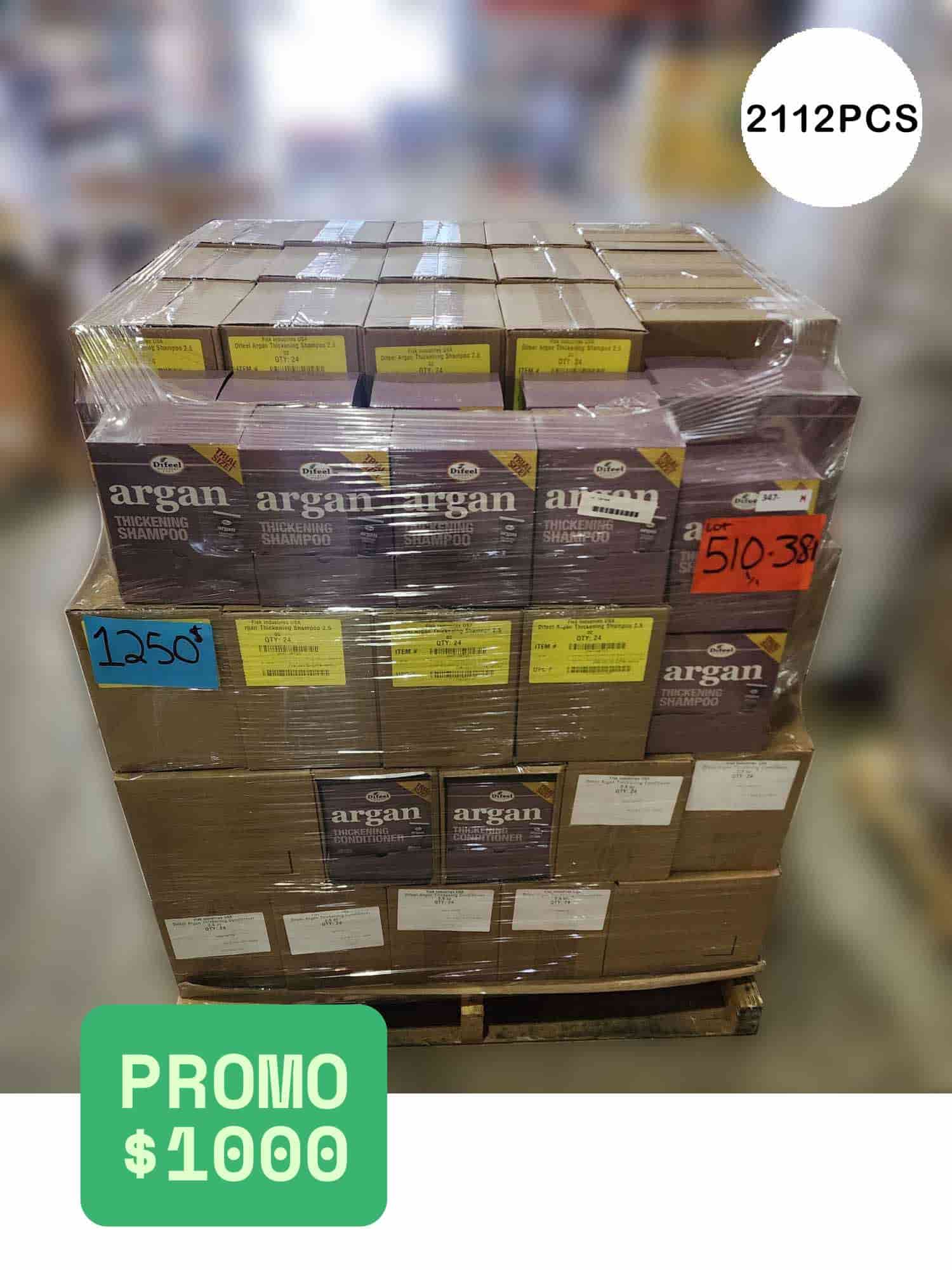 HEALTH BEAUTY DIFEEL ARGAN SHAMPOO CONDITIONNER - LOT-510-38-1