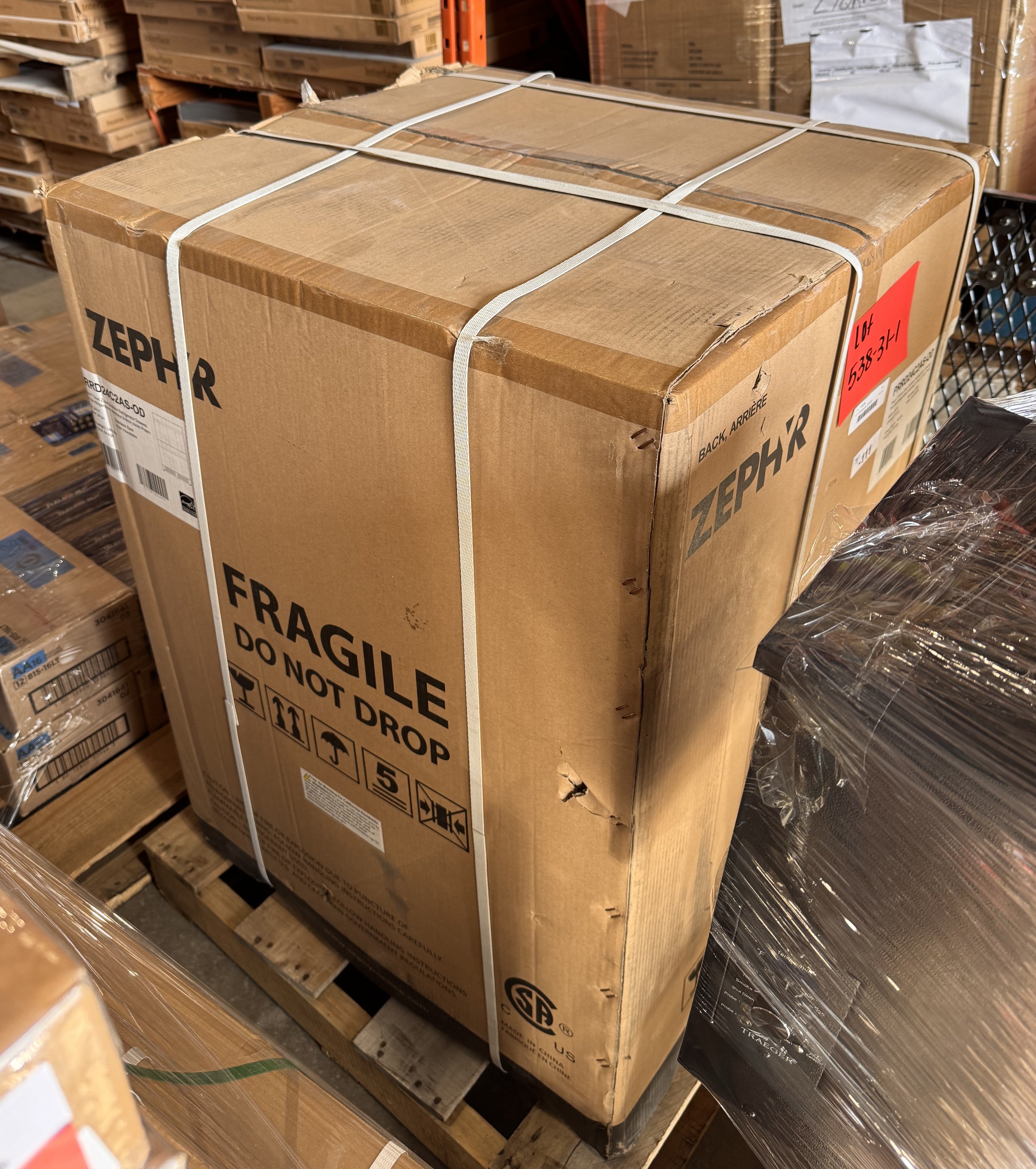 ZEPHYR DUAL ZONE OUTDOOR REFRIGERATORS DRAWERS - LOT-538-31-1