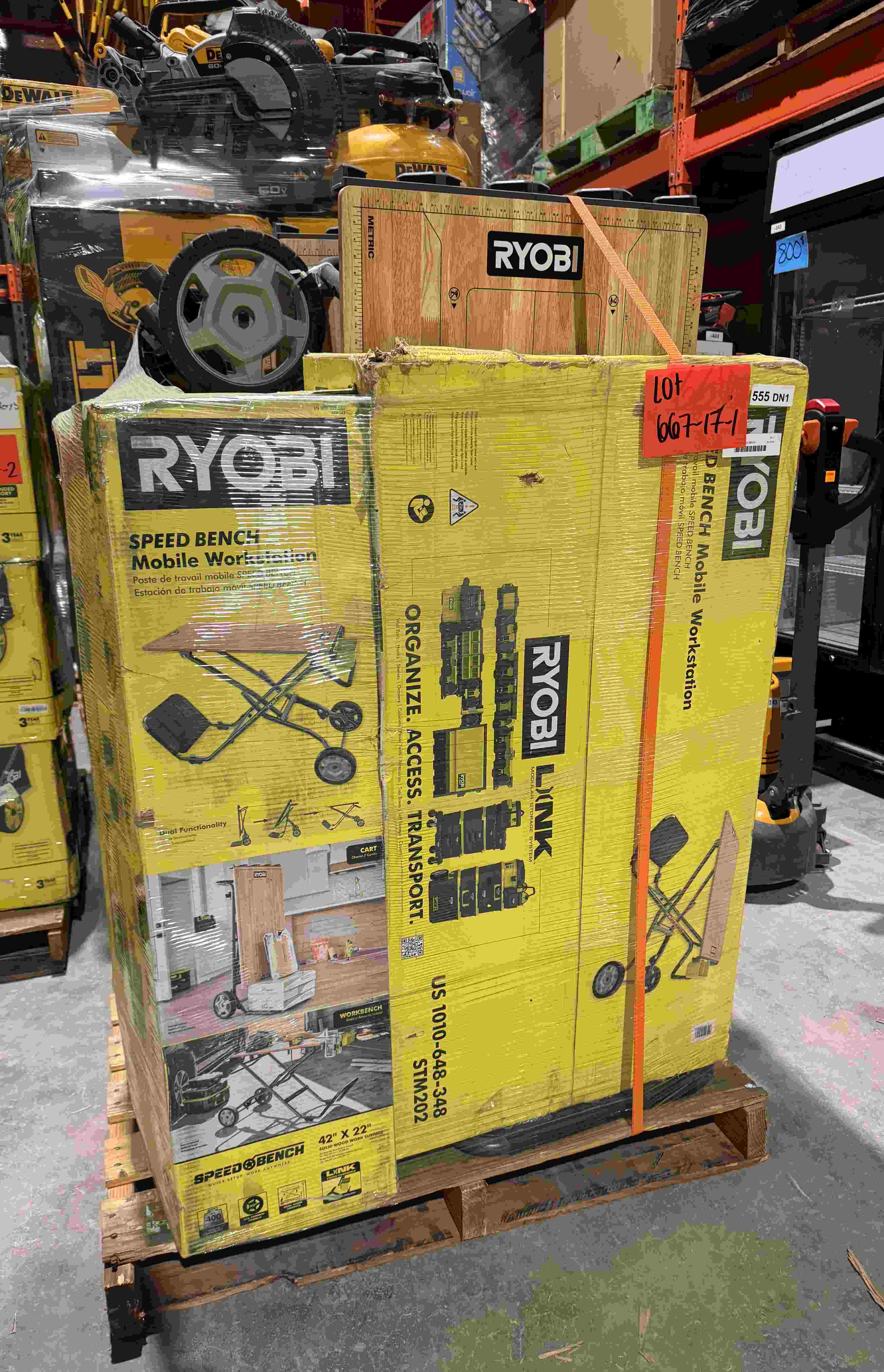 RYOBI SPEED BENCH MOBILE WOKSTATIONS - LOT-667-17-1