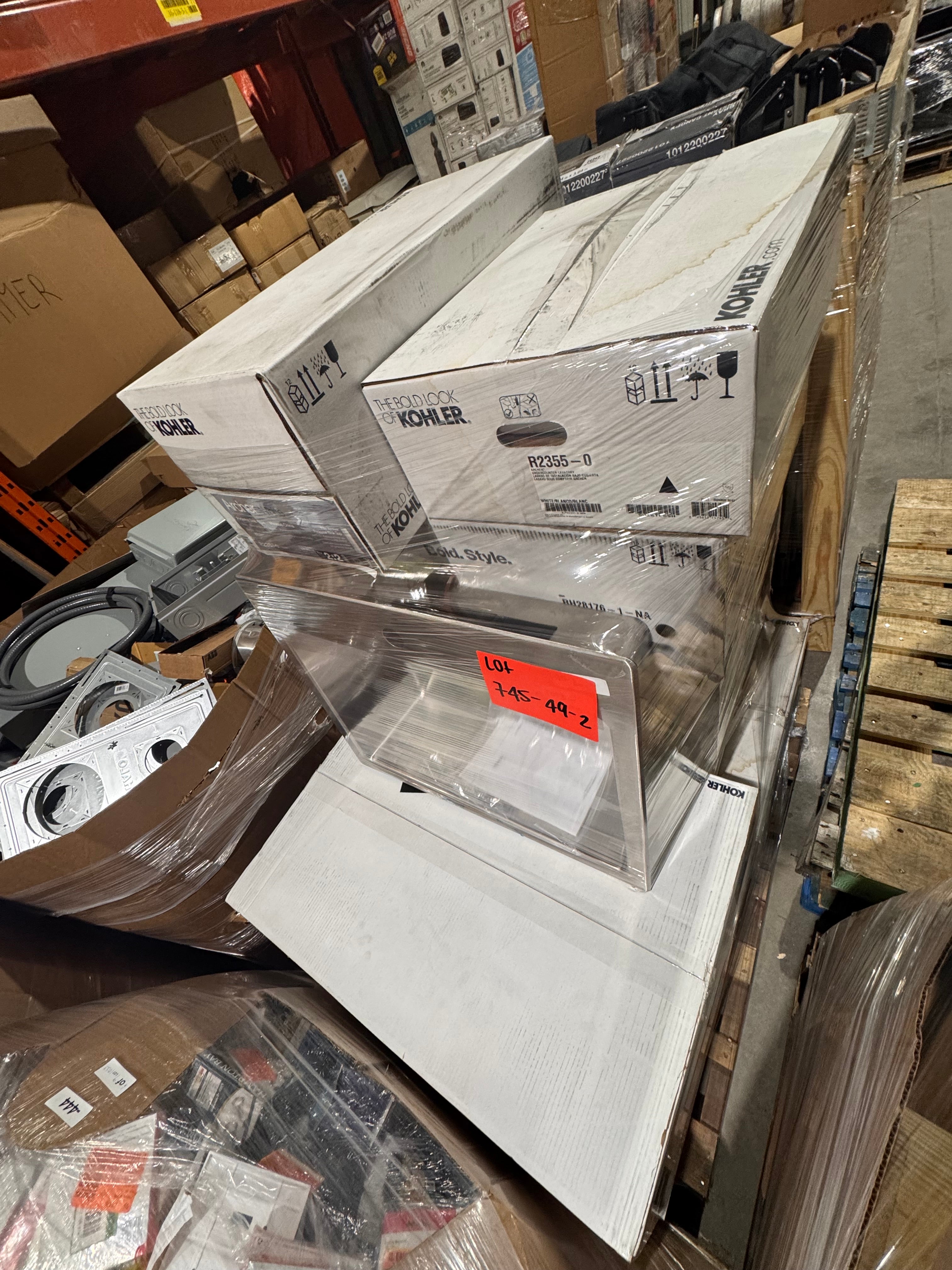 KITCHEN HOME IMPROVEMENT KOHLER SINKS - LOT-745-49-2