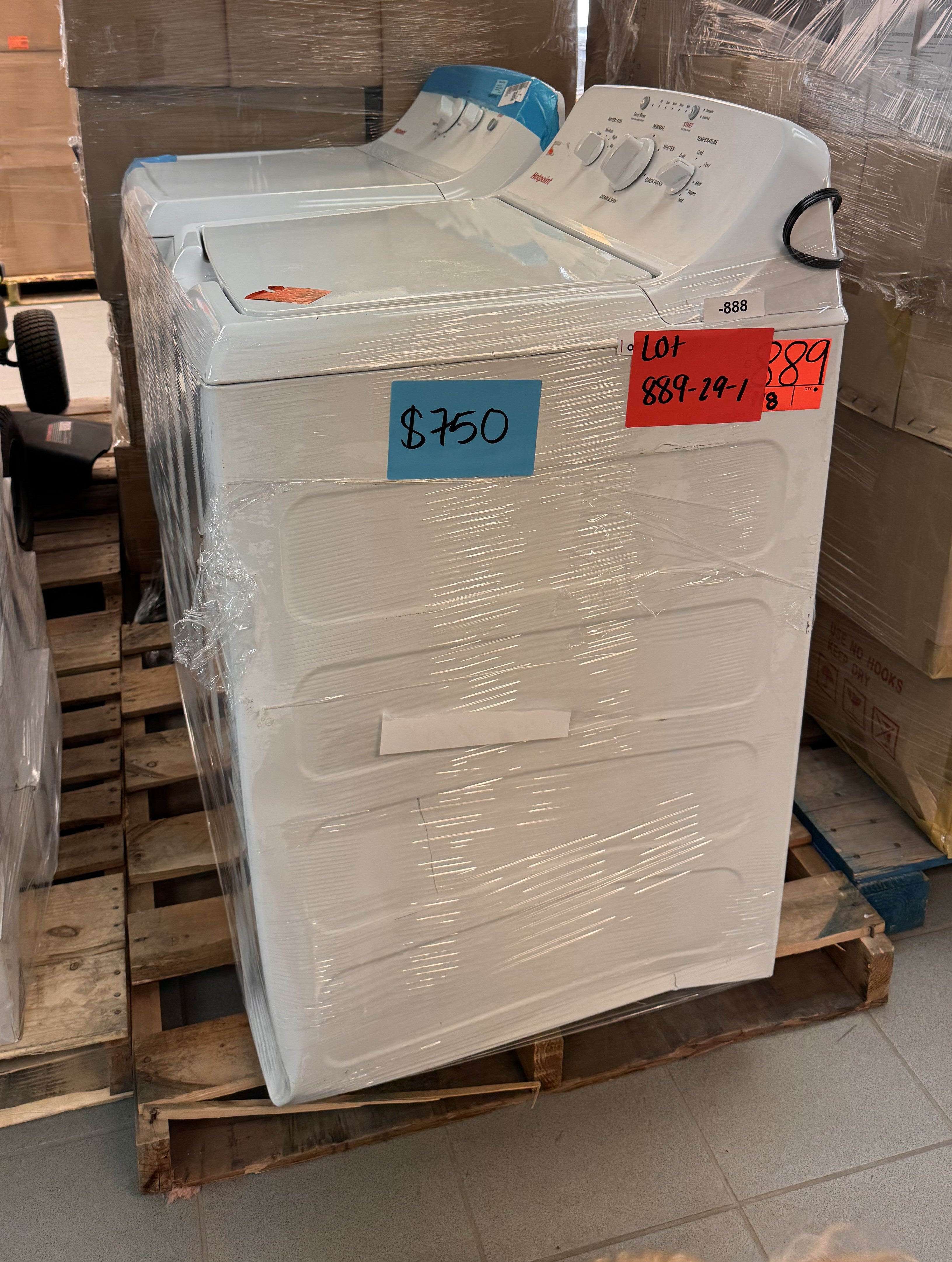 WASHERS & DRYERS - LOT-889-29-1