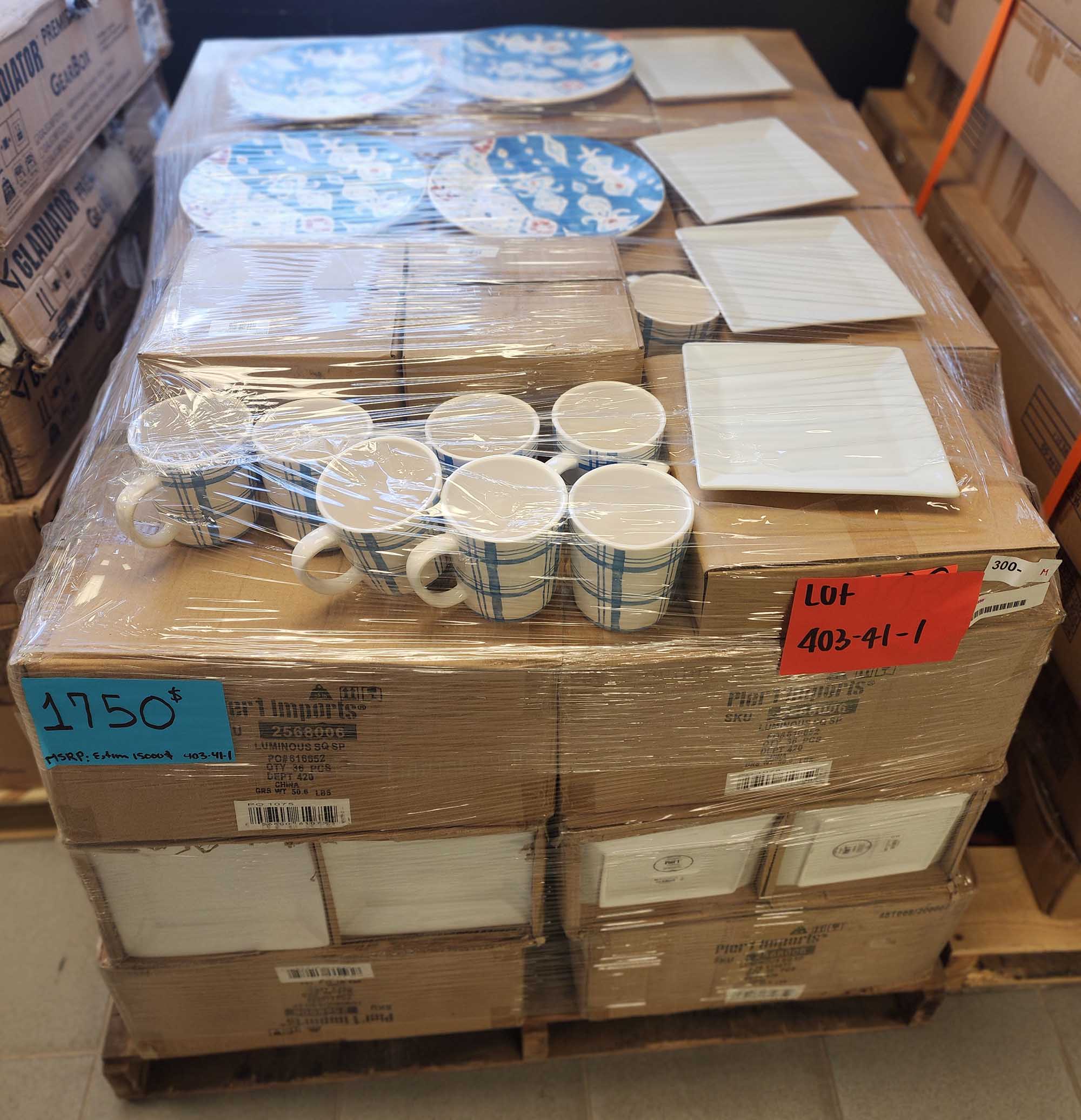 KITCHEN GLASS DISHES - LOT-403-41-1