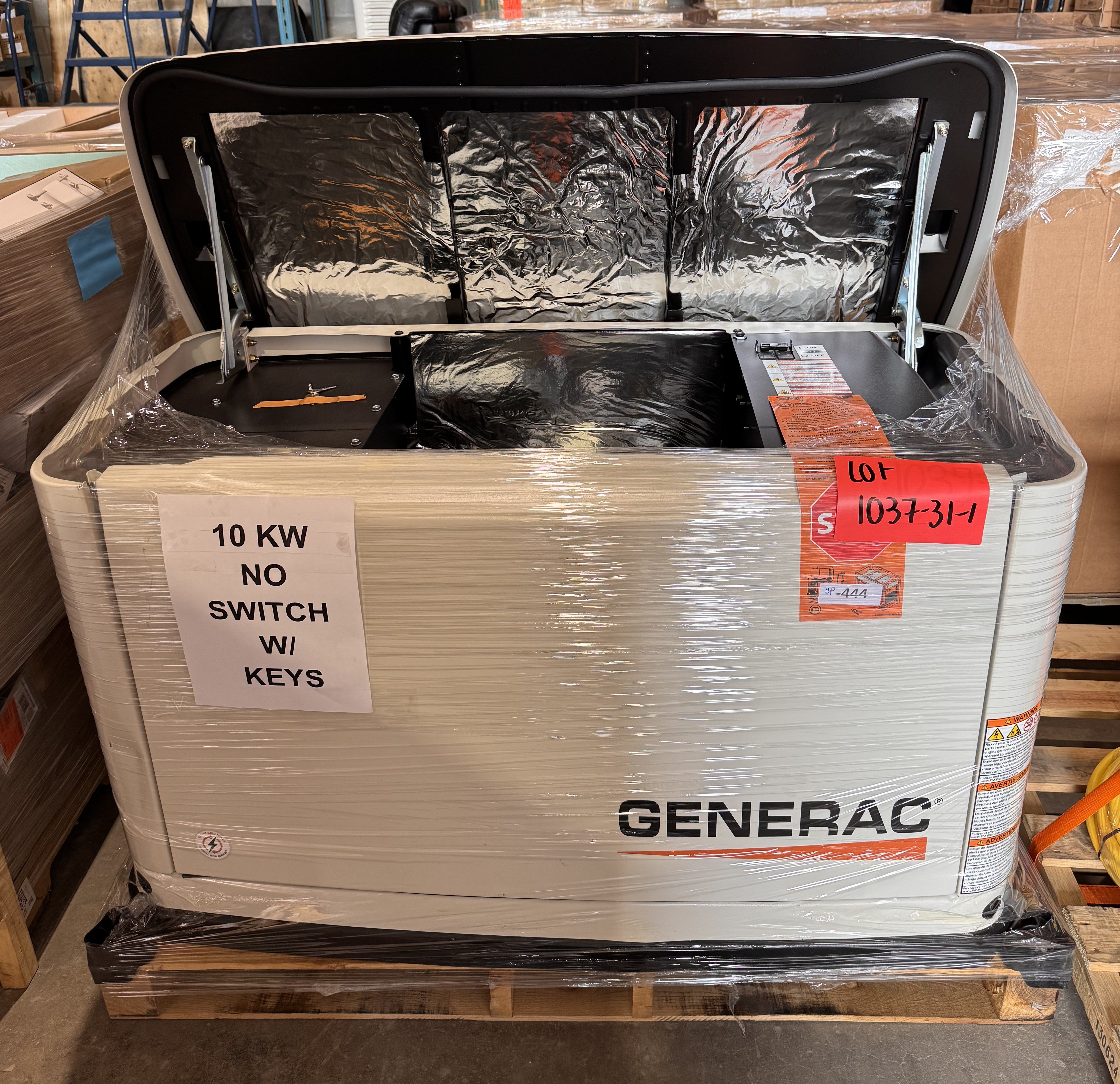 GENERAC GENERATOR (10 KW) - LOT-1037--31-1