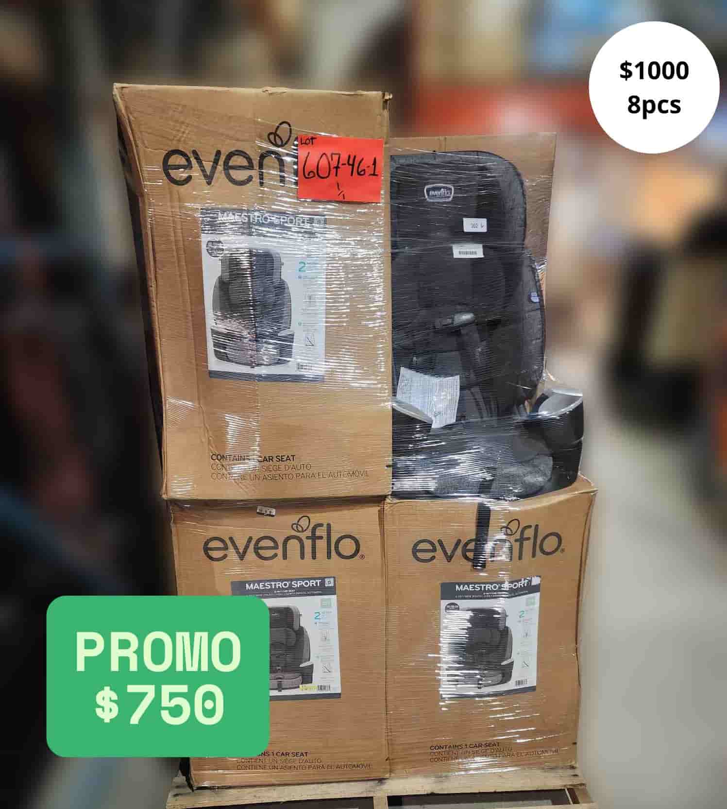 BABY EVENFLO 2 IN 1  CAR SEATS - LOT-607-46-1